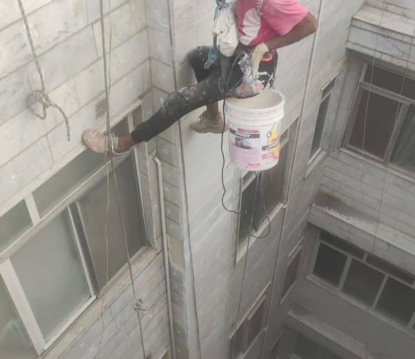 ساختمان شویی - ساختمون شویی - کار در ارتفاع